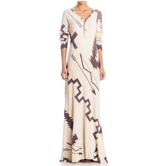 Ralph Lauren Dresses & Skirts - Ralph Lauren henley native design maxi dress
EUC size M